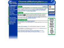 Tablet Screenshot of chemicalmarketplace.com